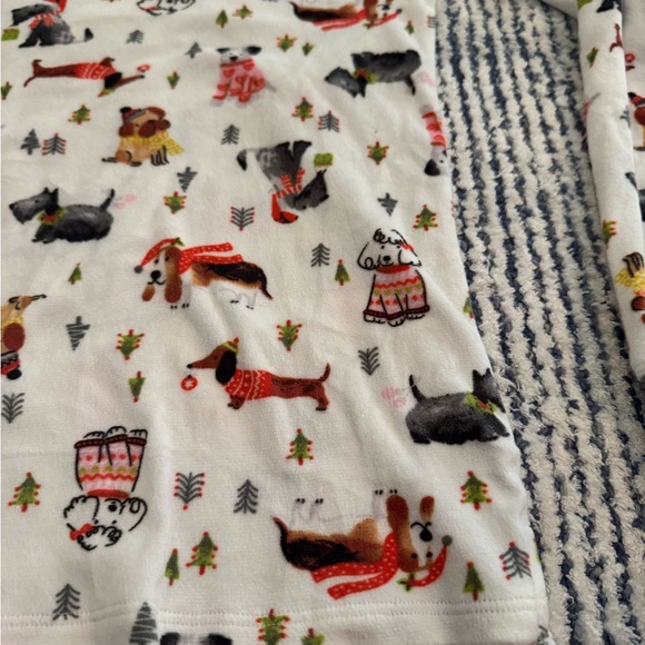 Cuddl Duds Women’s Gray and Pink Animal Print Top with matching pj pants - Picture 3 of 6